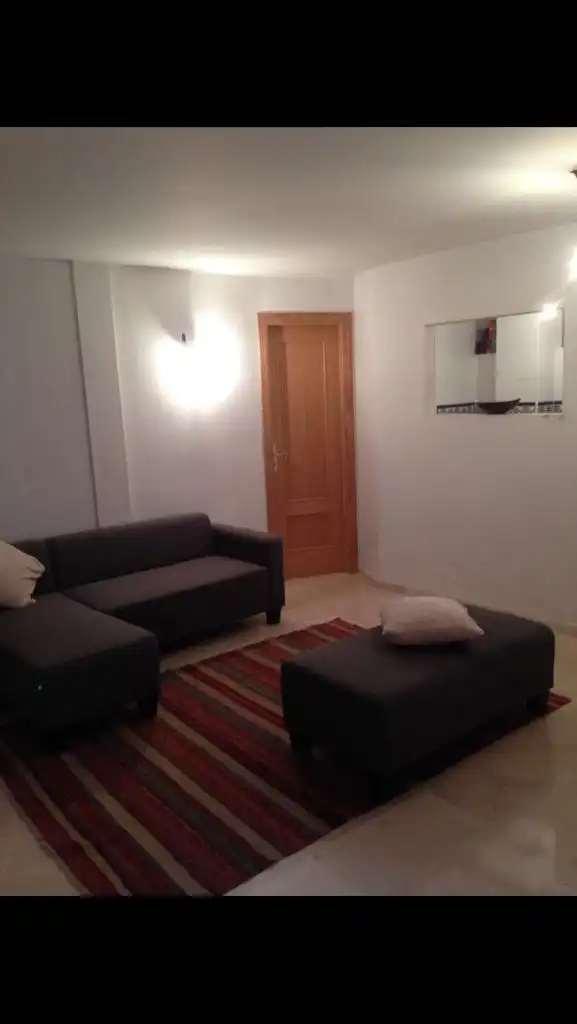 Wohnzimmer von Wohnung zur Miete in  Palma de Mallorca mit Möbliert, Waschmaschine und Balkon