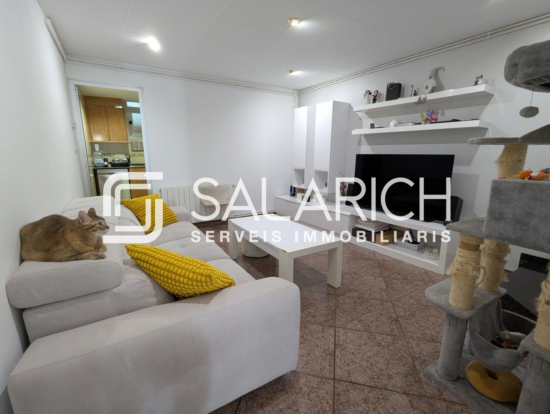 Living room of Single-family semi-detached for sale in Olesa de Montserrat  with Terrace