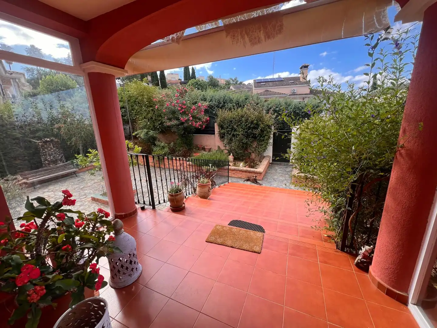 Terrassa de Casa o xalet en venda en Badajoz amb Aire condicionat, Calefacció i Jardí privat