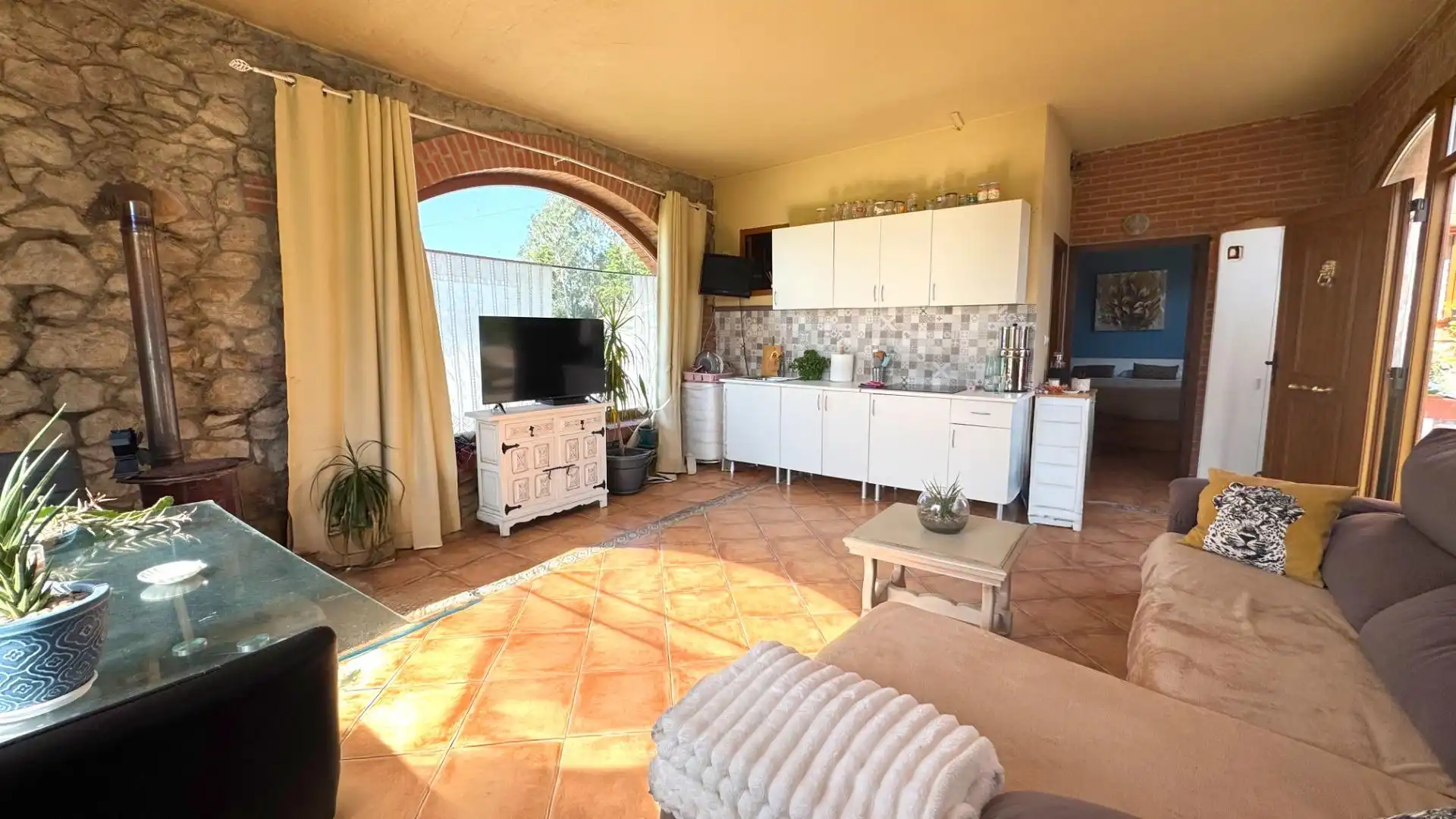 Sala de estar de Casa o chalet en venta en Miengo con Jardín privado y Amueblado