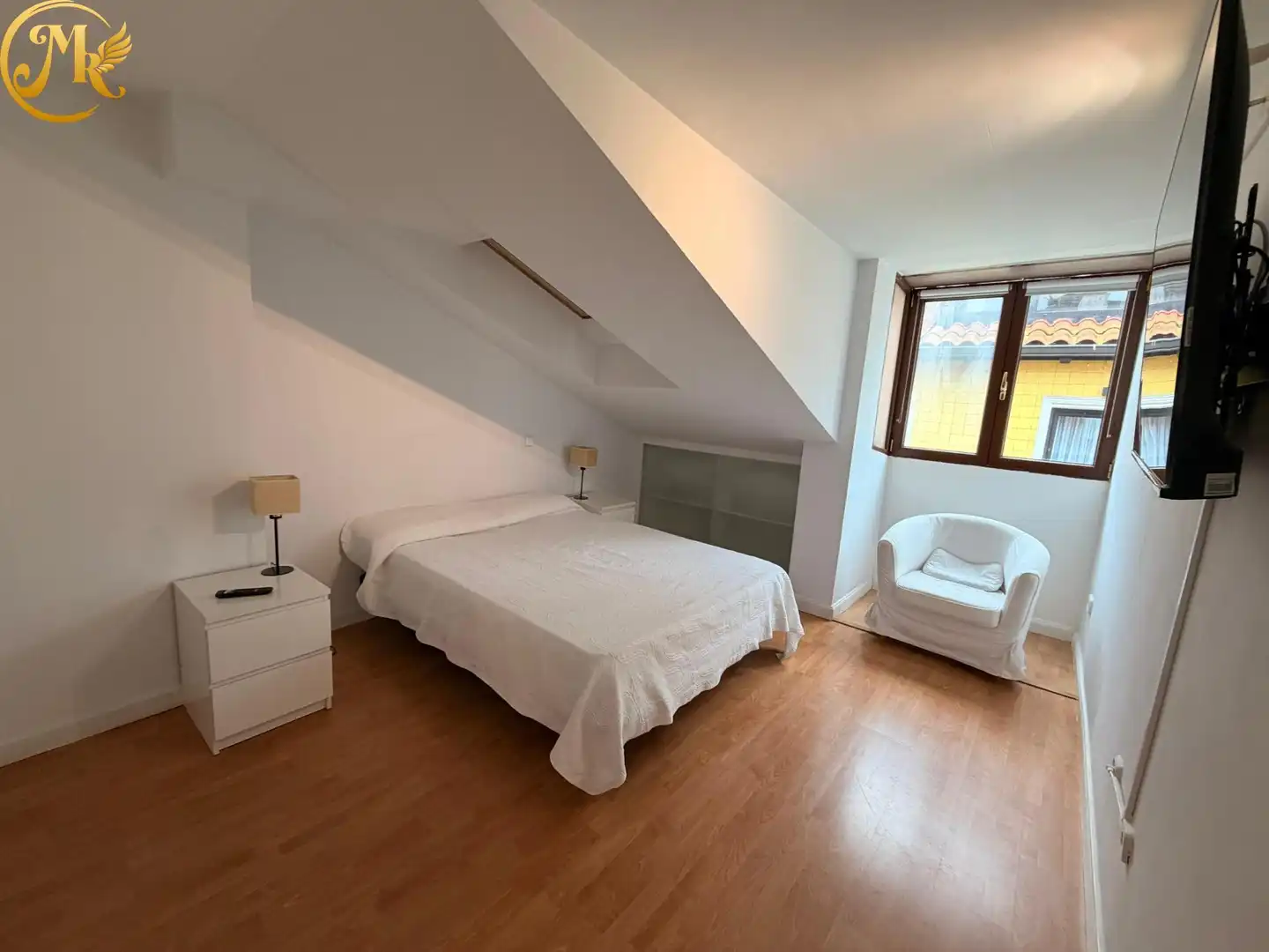 Schlafzimmer von Wohnung zum Verkauf in Santander mit Heizung und Möbliert