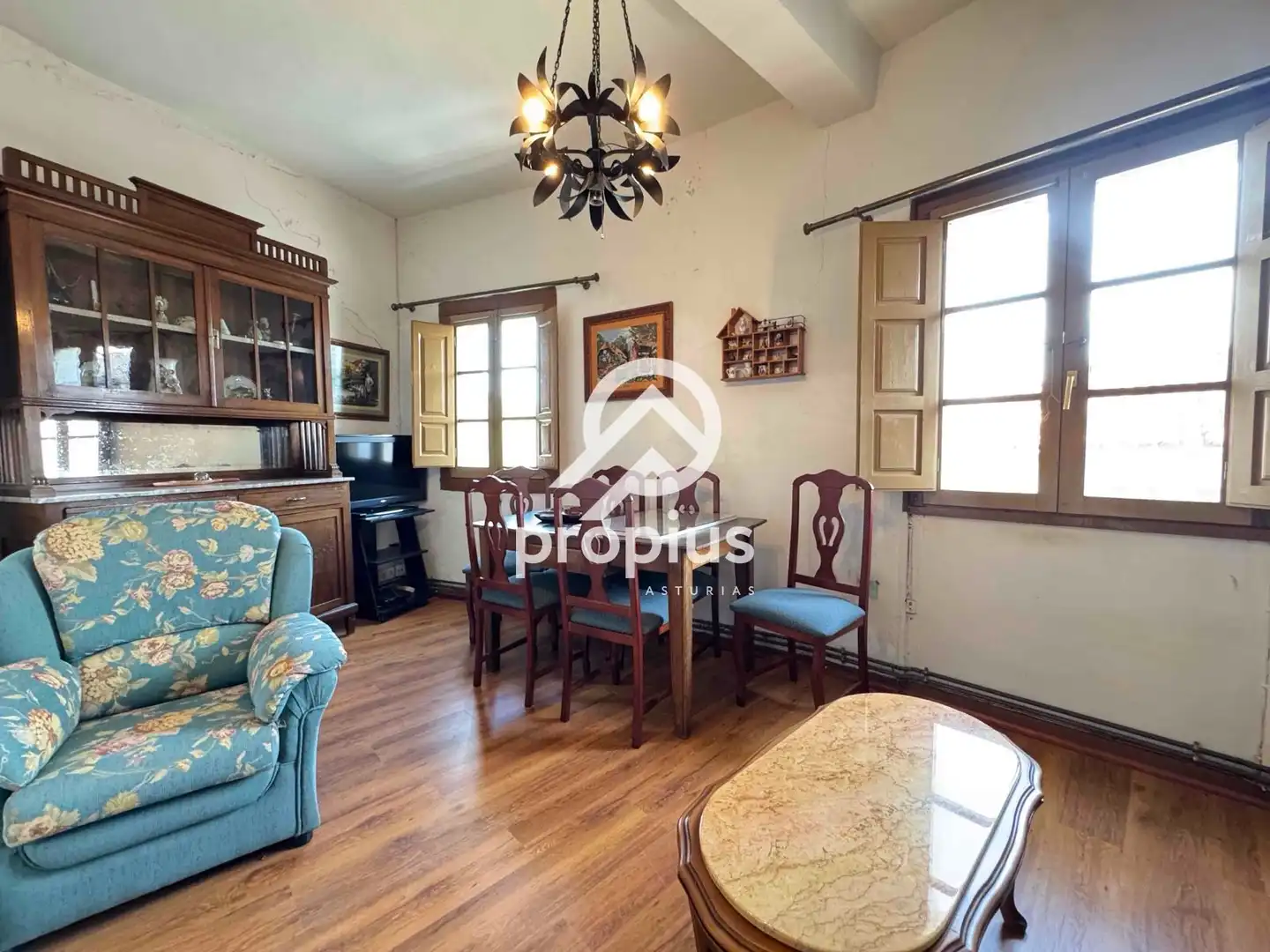 Living room of Flat for sale in Piloña  with Heating, Storage room and Balcony
