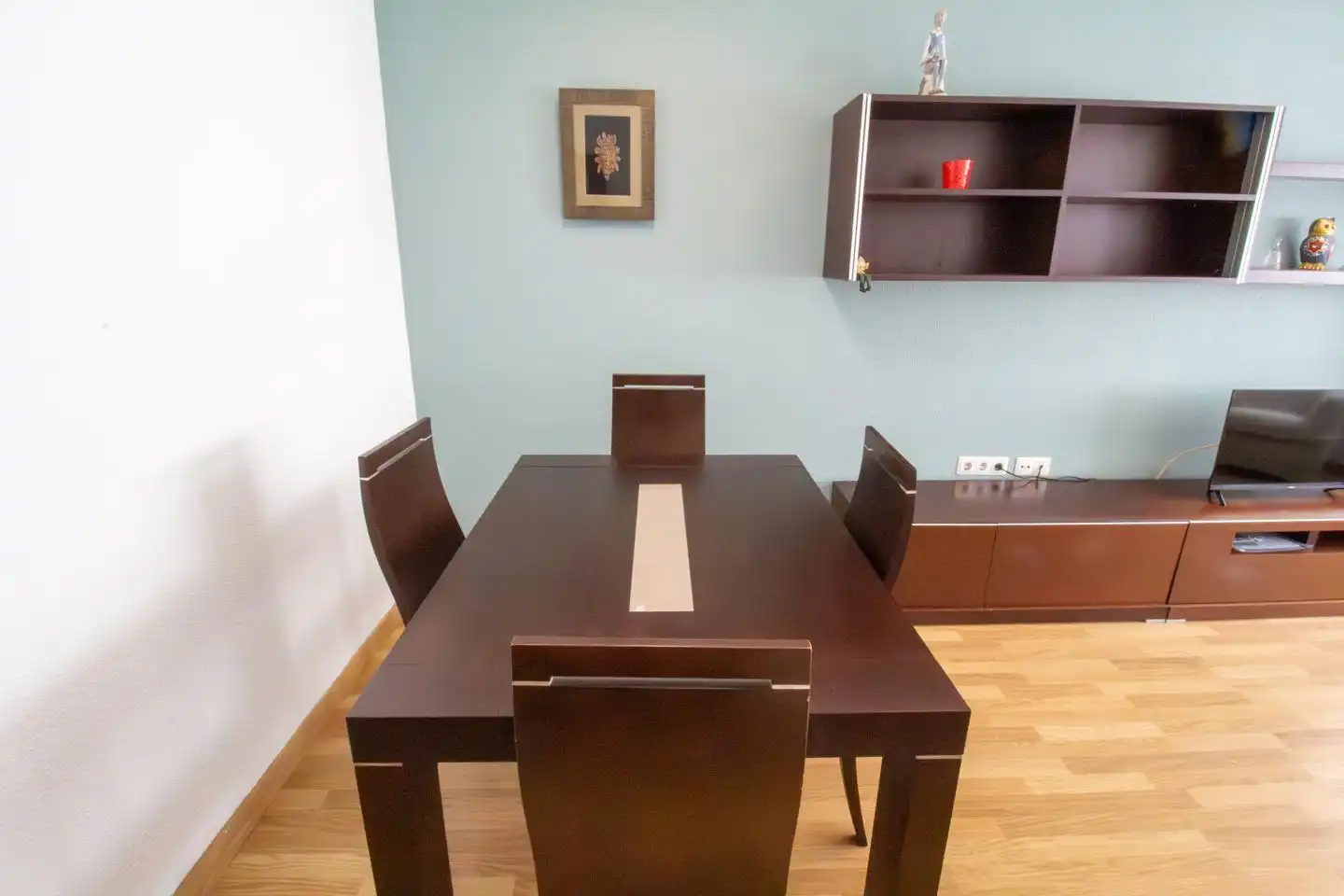 Dining room of Flat for rent in Valencia  with Air Conditioner and Furnished