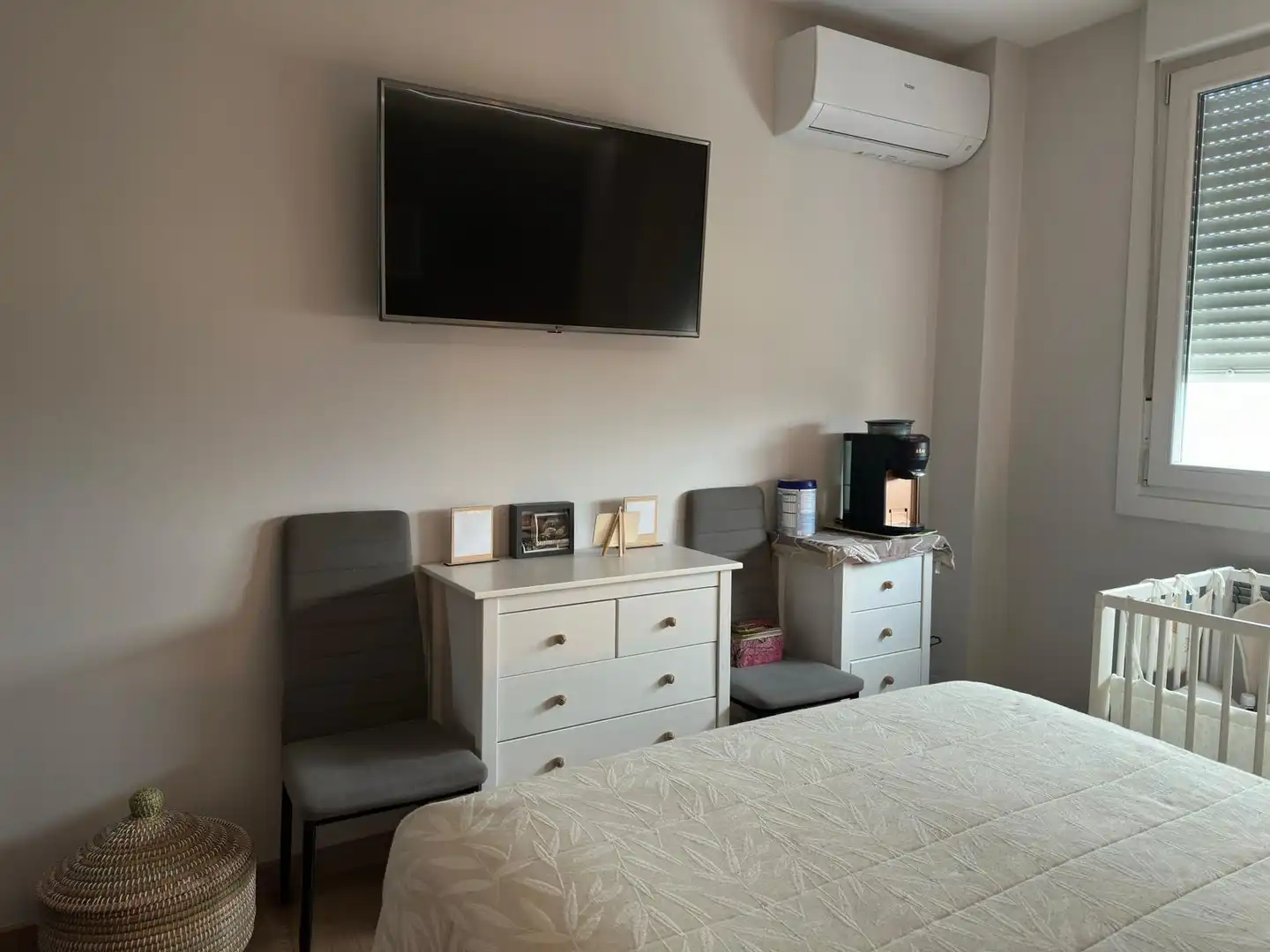 Bedroom of Flat for sale in Ourense Capital   with Air Conditioner, Heating and Terrace