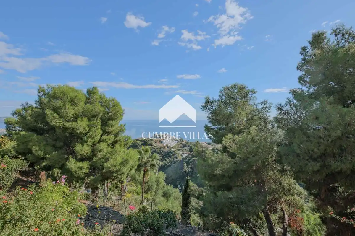 Vista exterior de Casa o xalet en venda en Nerja amb Jardí privat i Terrassa