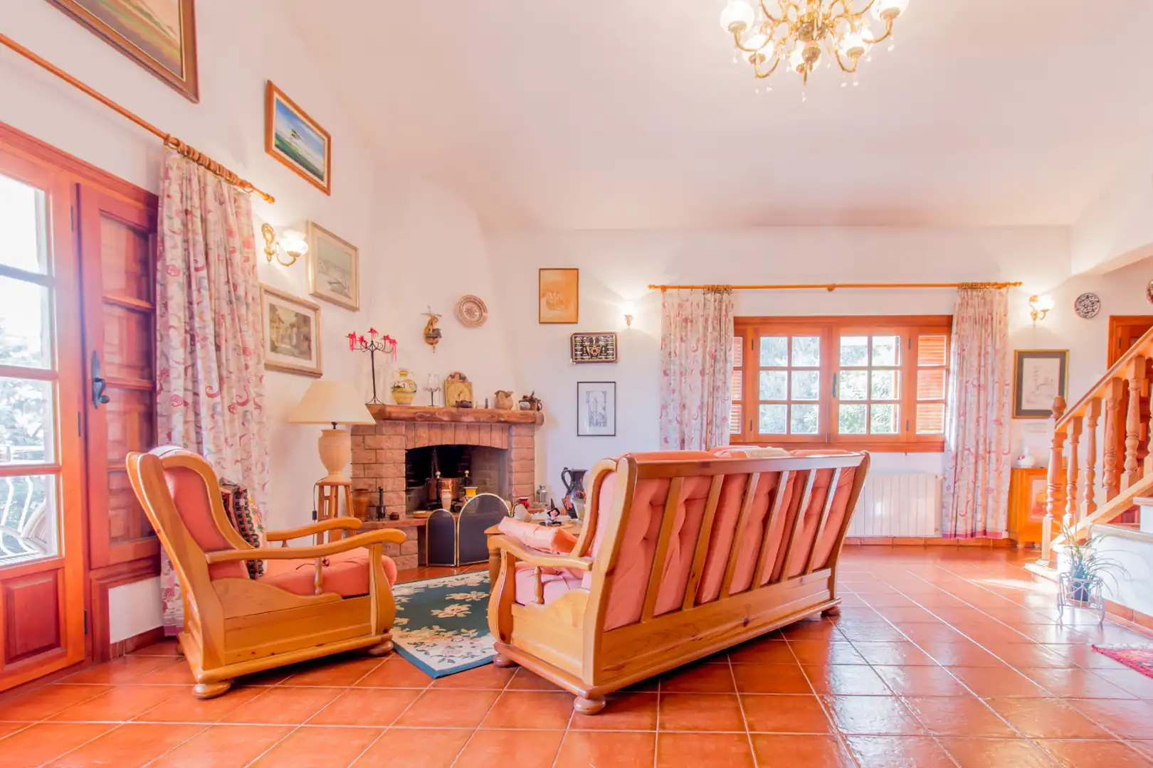 Sala d'estar de Casa o xalet en venda en Valdemorillo amb Calefacció, Forn i Rentadora