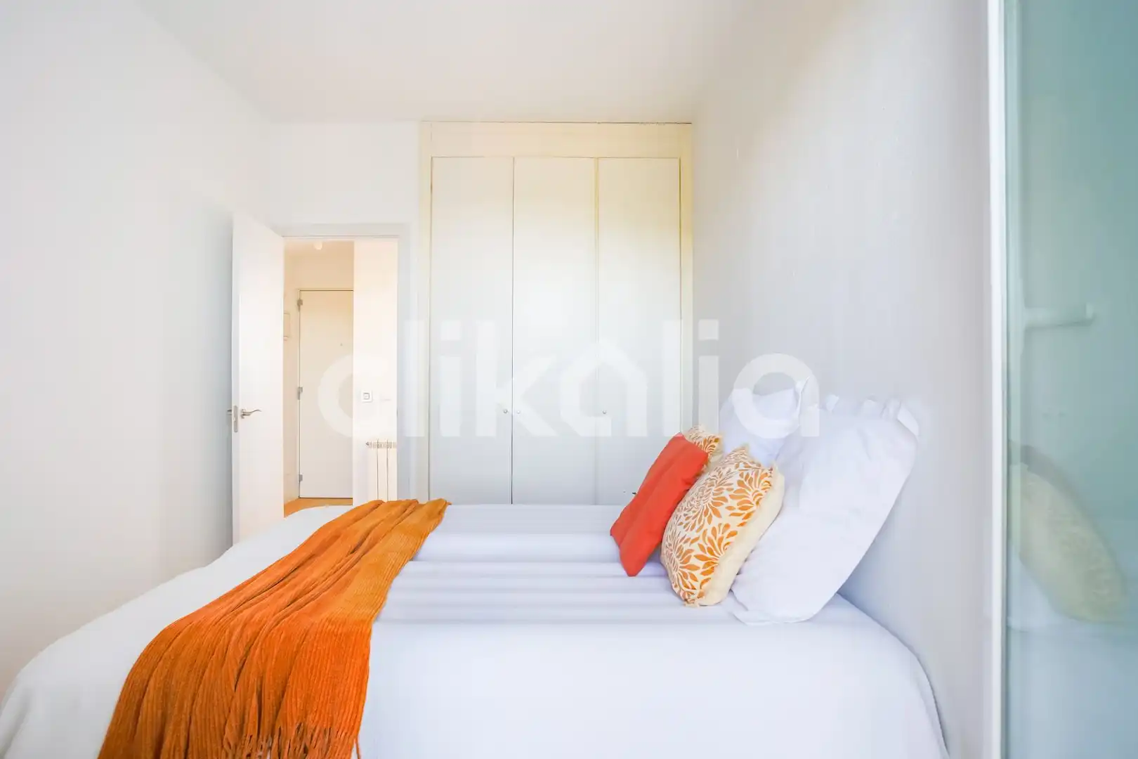 Bedroom of Flat for sale in Madrid  with Heating, Terrace and Storage room