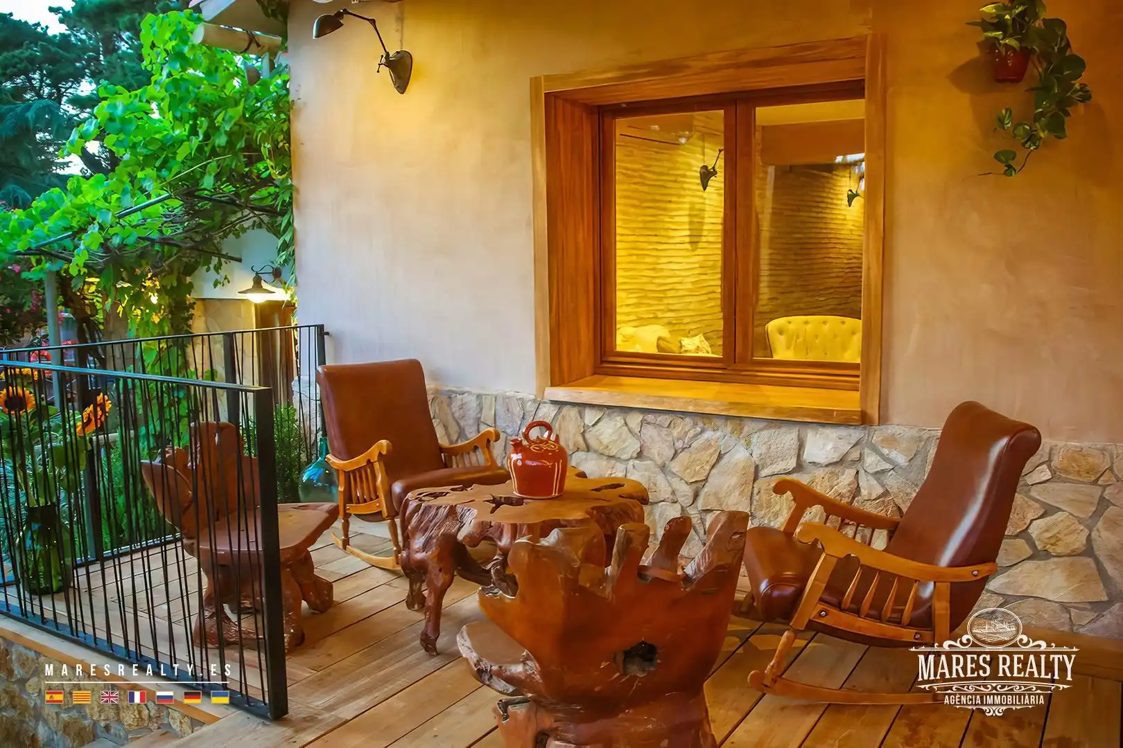 Terrasse von Country house zum Verkauf in Vidreres mit Heizung, Privatgarten und Abstellraum