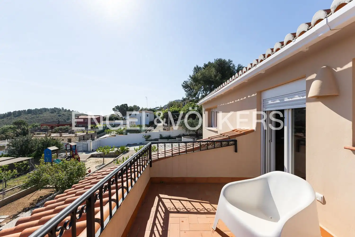 Terrassa de Casa o xalet de lloguer en Corbera amb Aire condicionat, Calefacció i Jardí privat