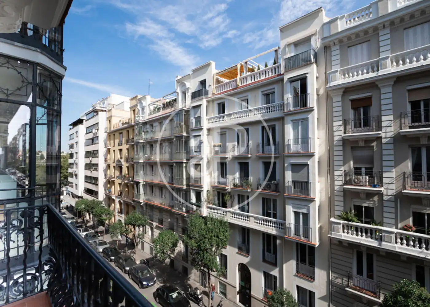 Außenansicht von Wohnung zur Miete in Barrio de Salamanca