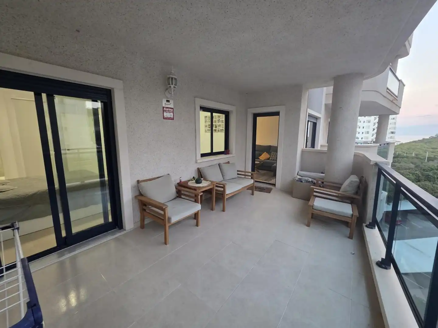 Terrace of Flat for sale in Villajoyosa / La Vila Joiosa  with Air Conditioner and Community pool