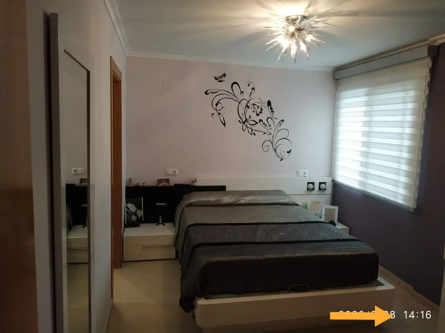 Schlafzimmer von Wohnung zum Verkauf in Sueca mit Klimaanlage und Abstellraum