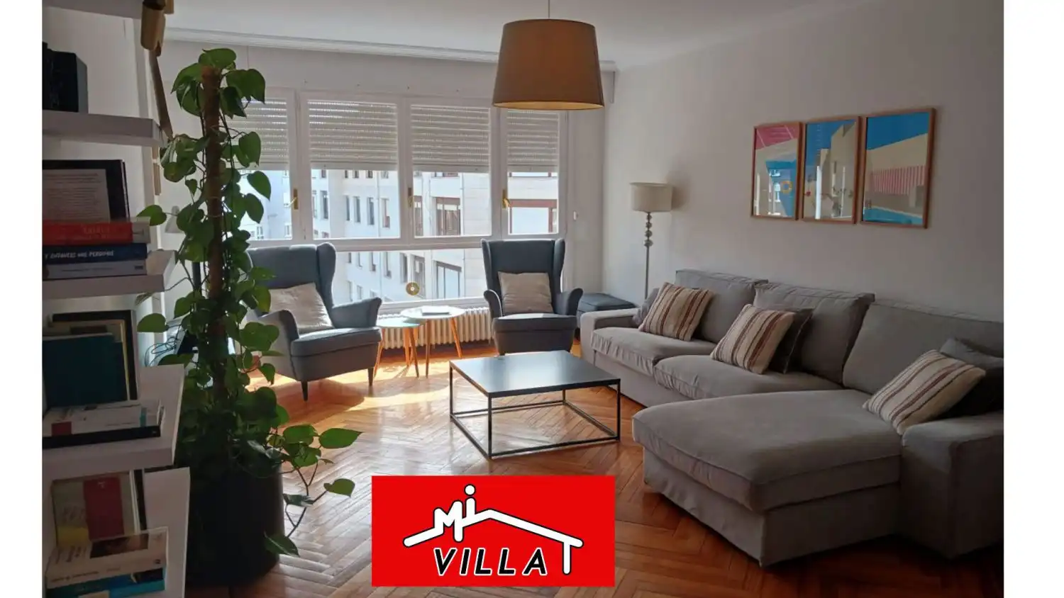 Sala de estar de Piso de alquiler en Santoña con Calefacción, Amueblado y Balcón