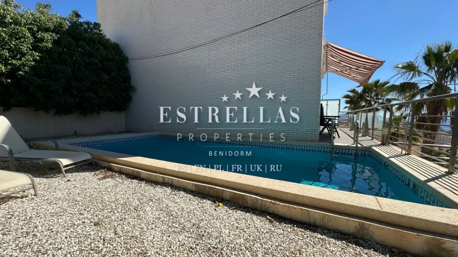 Piscina de Casa o chalet en venta en Villajoyosa / La Vila Joiosa con Aire acondicionado, Jardín privado y Terraza