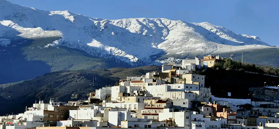 Vista exterior de Casa o xalet en venda en Abla amb Terrassa i Moblat