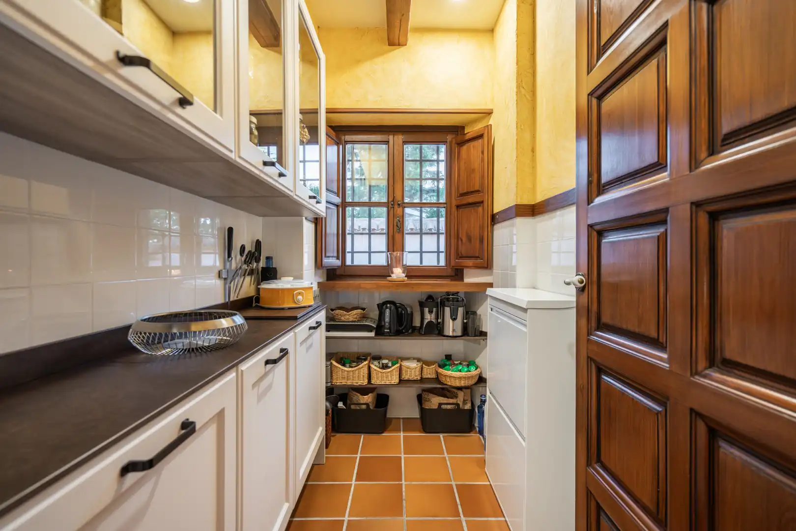 Kitchen of Houses for sale in Manzanares El Real  with Air Conditioner, Heating and Private garden