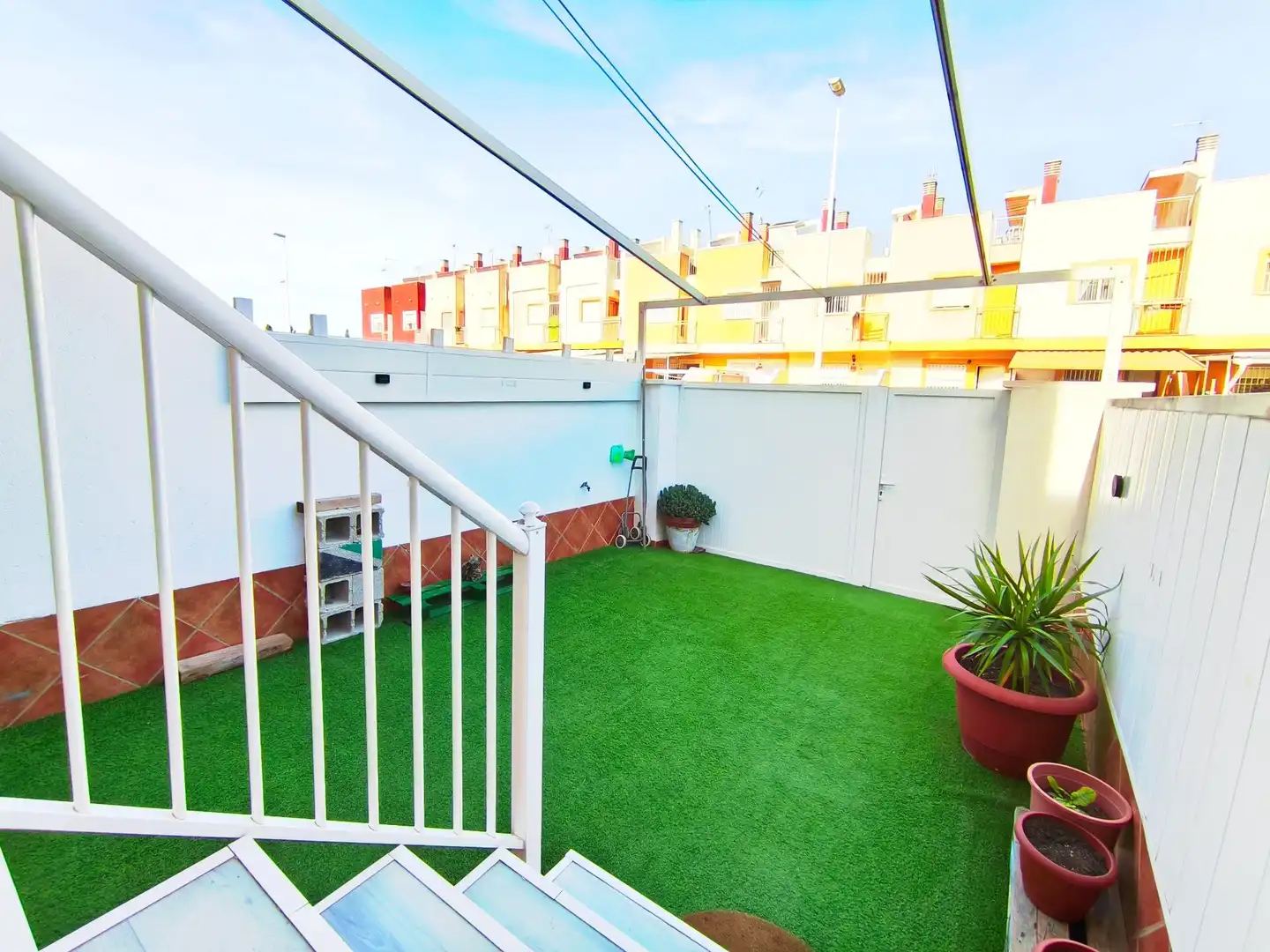 Terraza de Casa adosada en venta en San Pedro del Pinatar con Aire acondicionado y Balcón