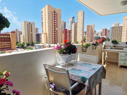 Terrassa de Apartament en venda en Benidorm amb Aire condicionat, Jardí privat i Parquet