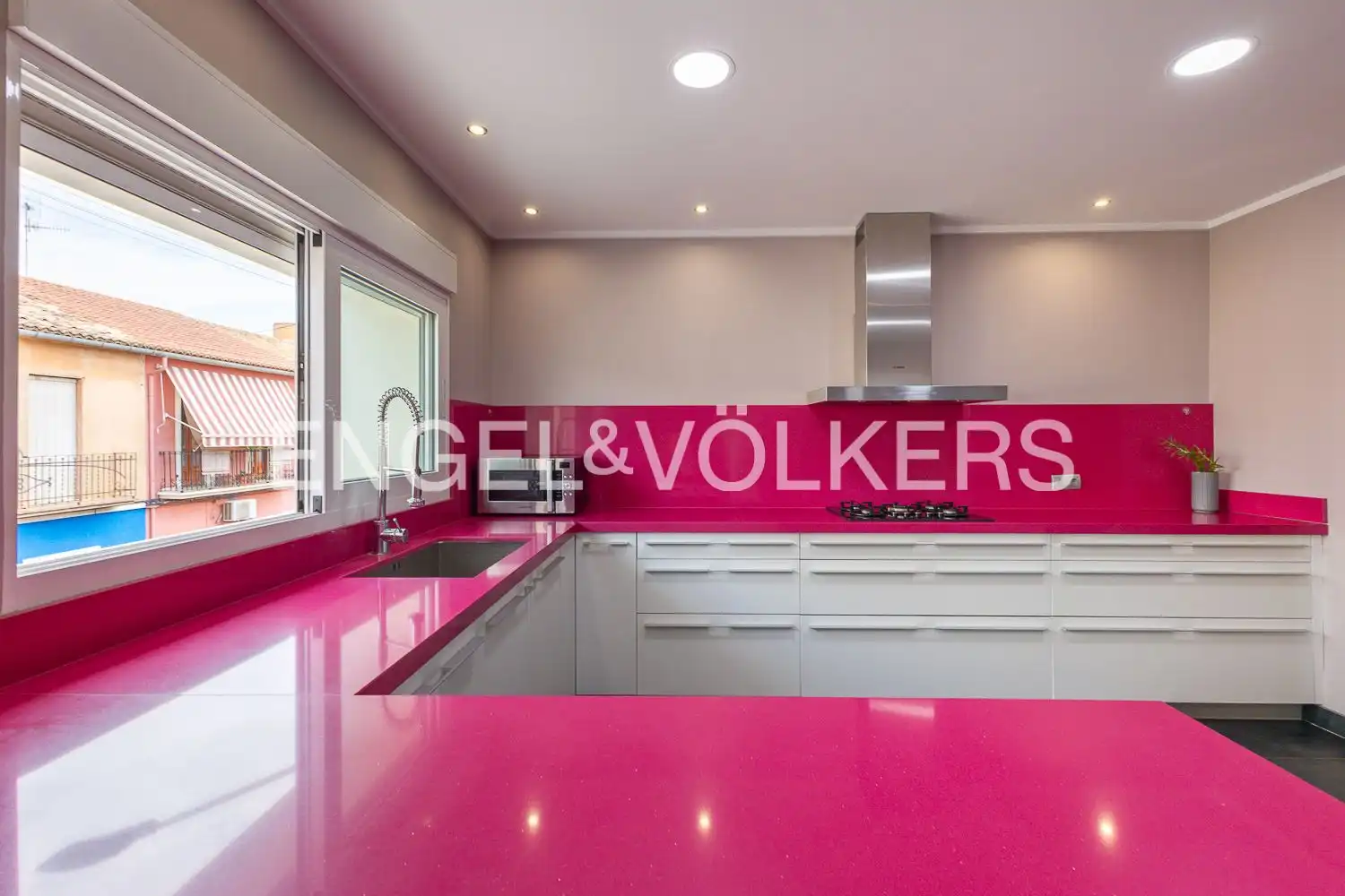 Cocina de Casa adosada en venta en Carcaixent con Aire acondicionado, Calefacción y Terraza