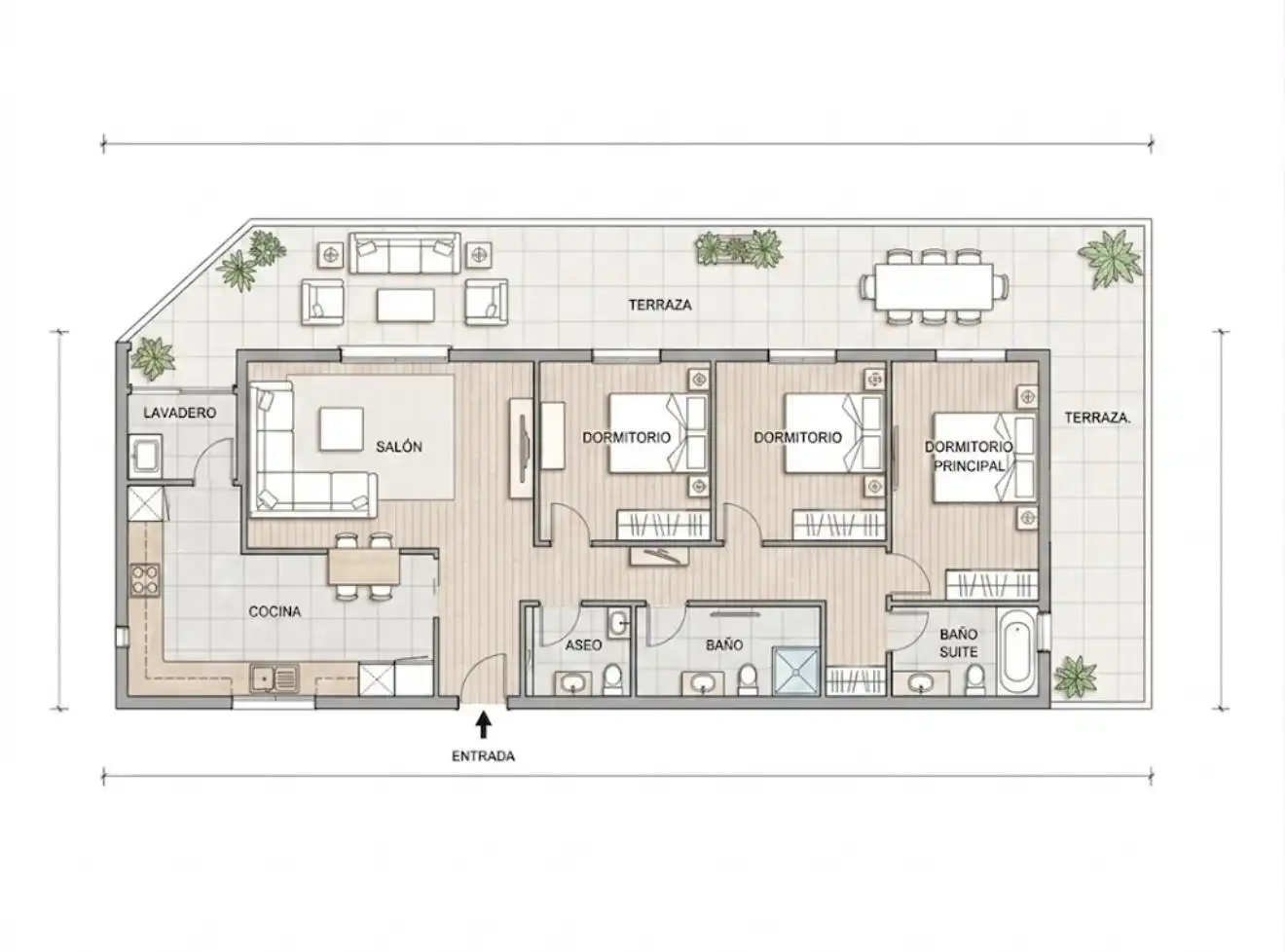 Ground floor with pool for sale in Noroeste, imagen 11