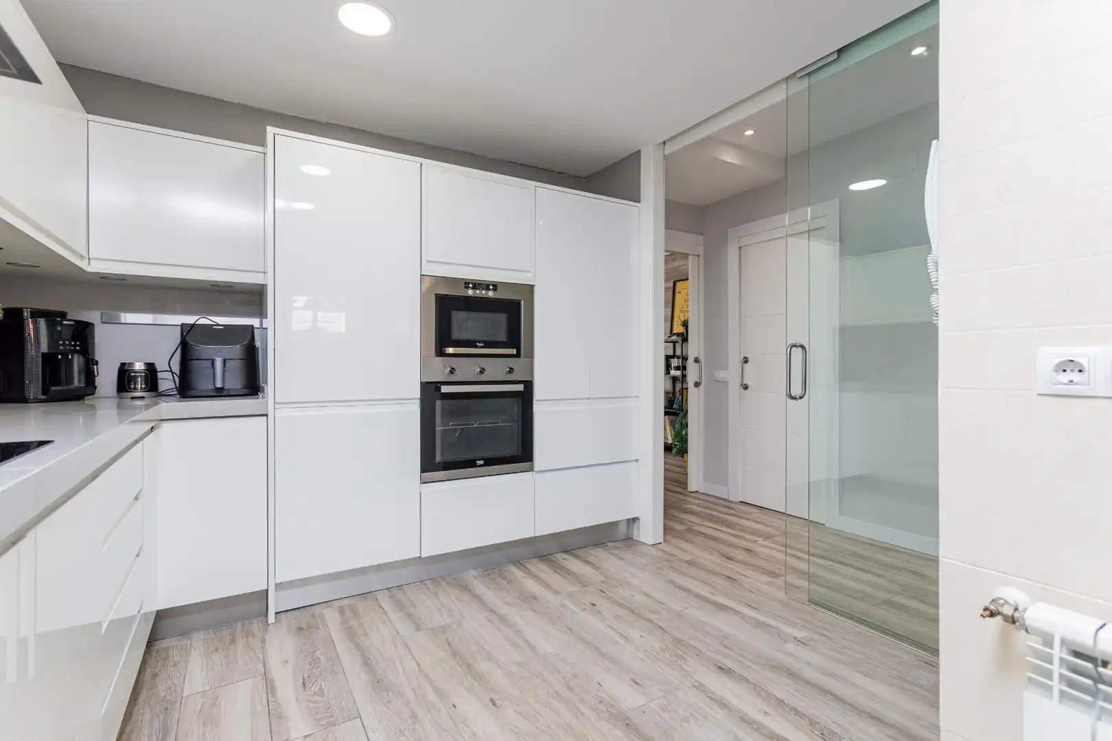 Cocina de Casa adosada en venta en Valdemoro con Aire acondicionado, Calefacción y Piscina comunitaria