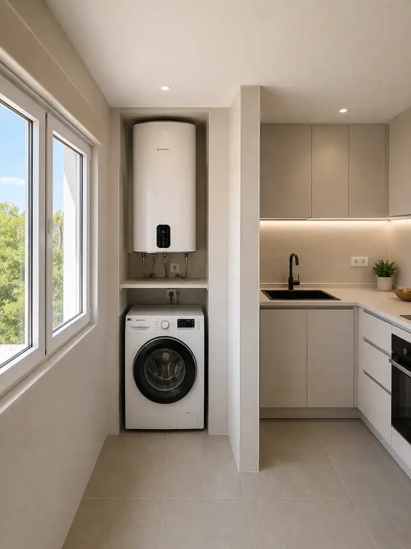 Kitchen of Detached homes for sale in Montserrat  with Air Conditioner, Terrace and Swimming Pool