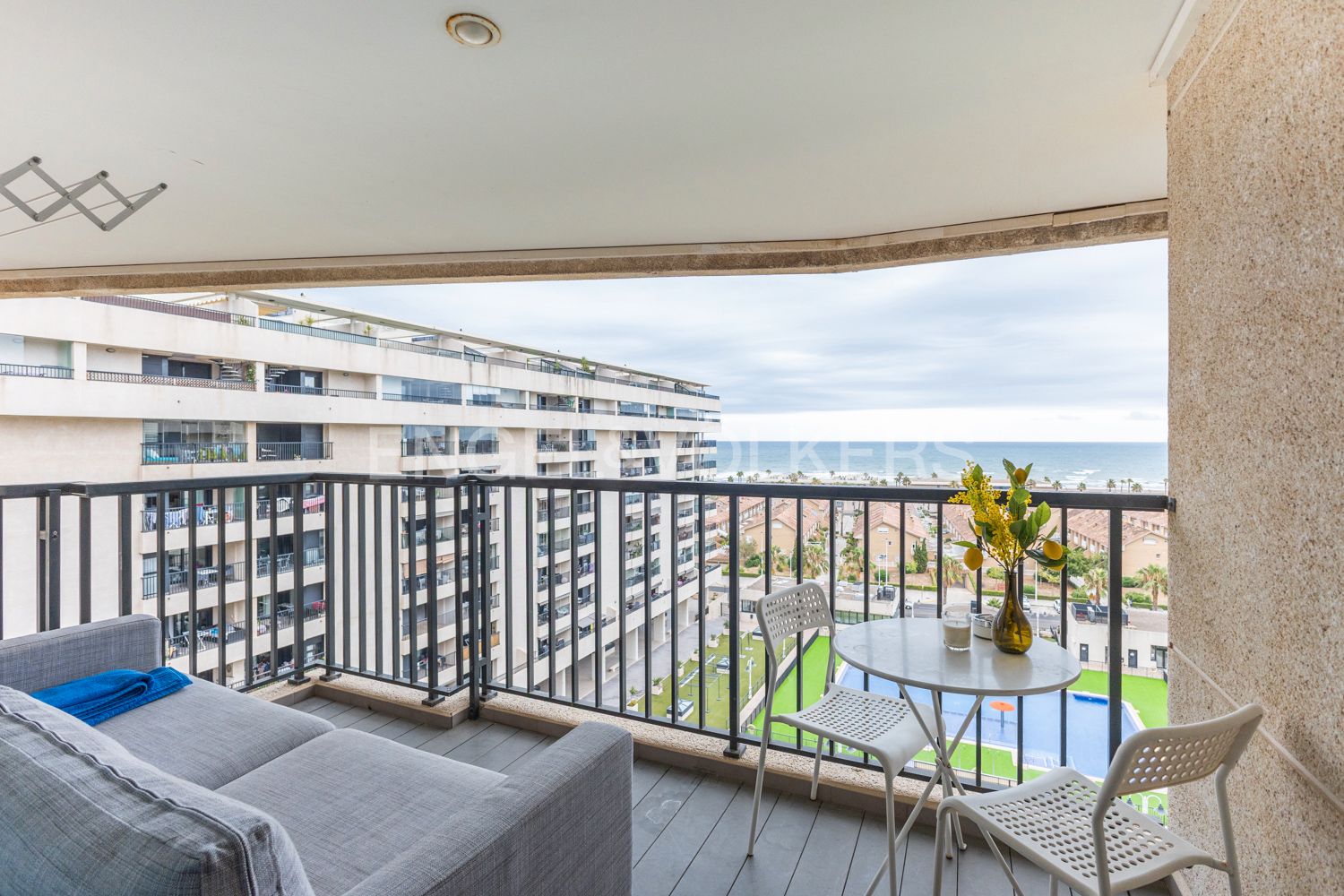 Terrassa de Apartament de lloguer en Alboraya amb Aire condicionat, Calefacció i Jardí privat