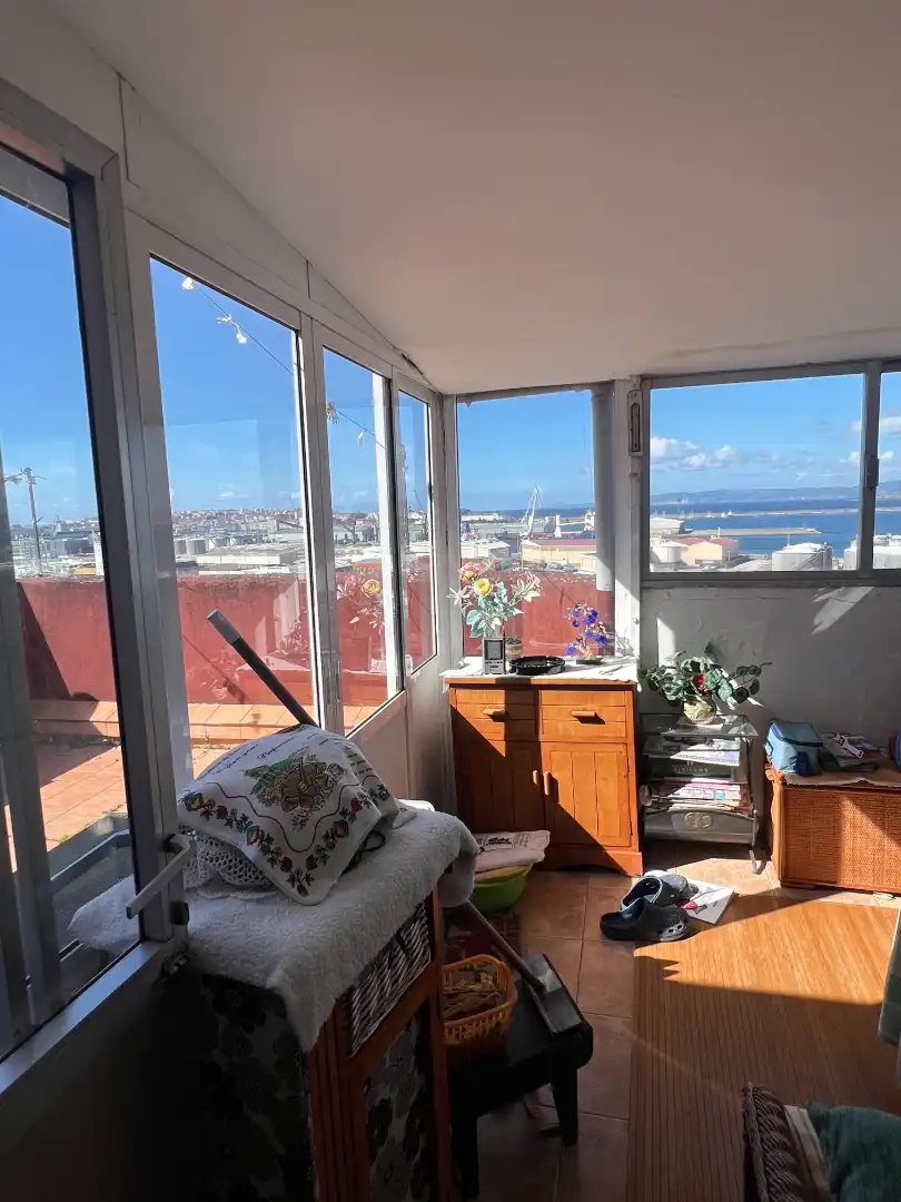 Terraza de Piso en venta en A Coruña Capital  con Terraza y Amueblado