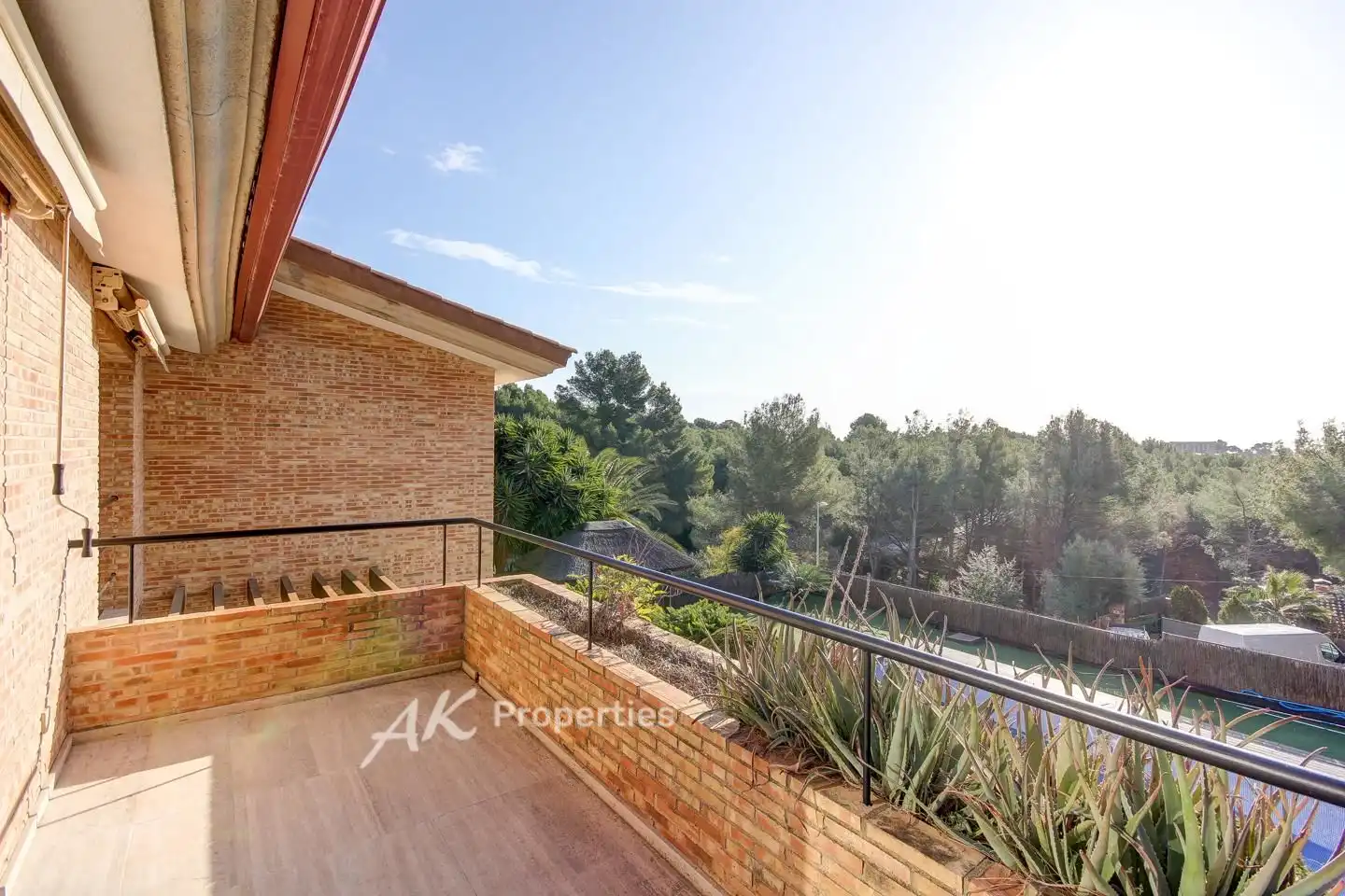 Terrasse von Haus oder Chalet zur Miete in Castelldefels mit Klimaanlage, Privatgarten und Terrasse