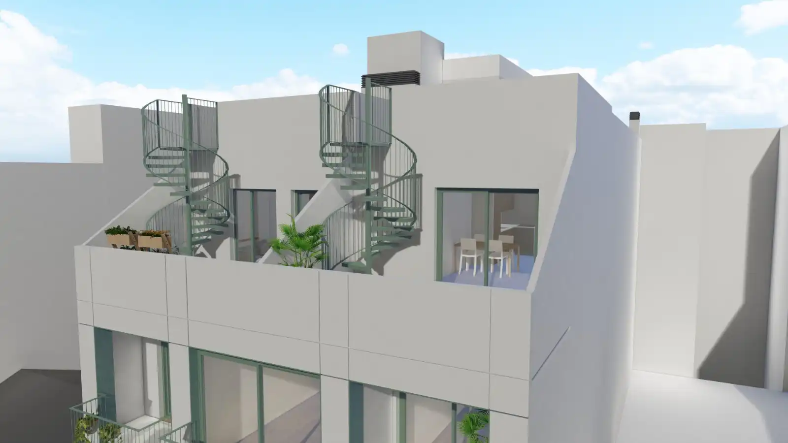 Neubau-Penthouse mit Terrasse zum Verkauf in Carrer de Ramon Ferrando, imagen 12