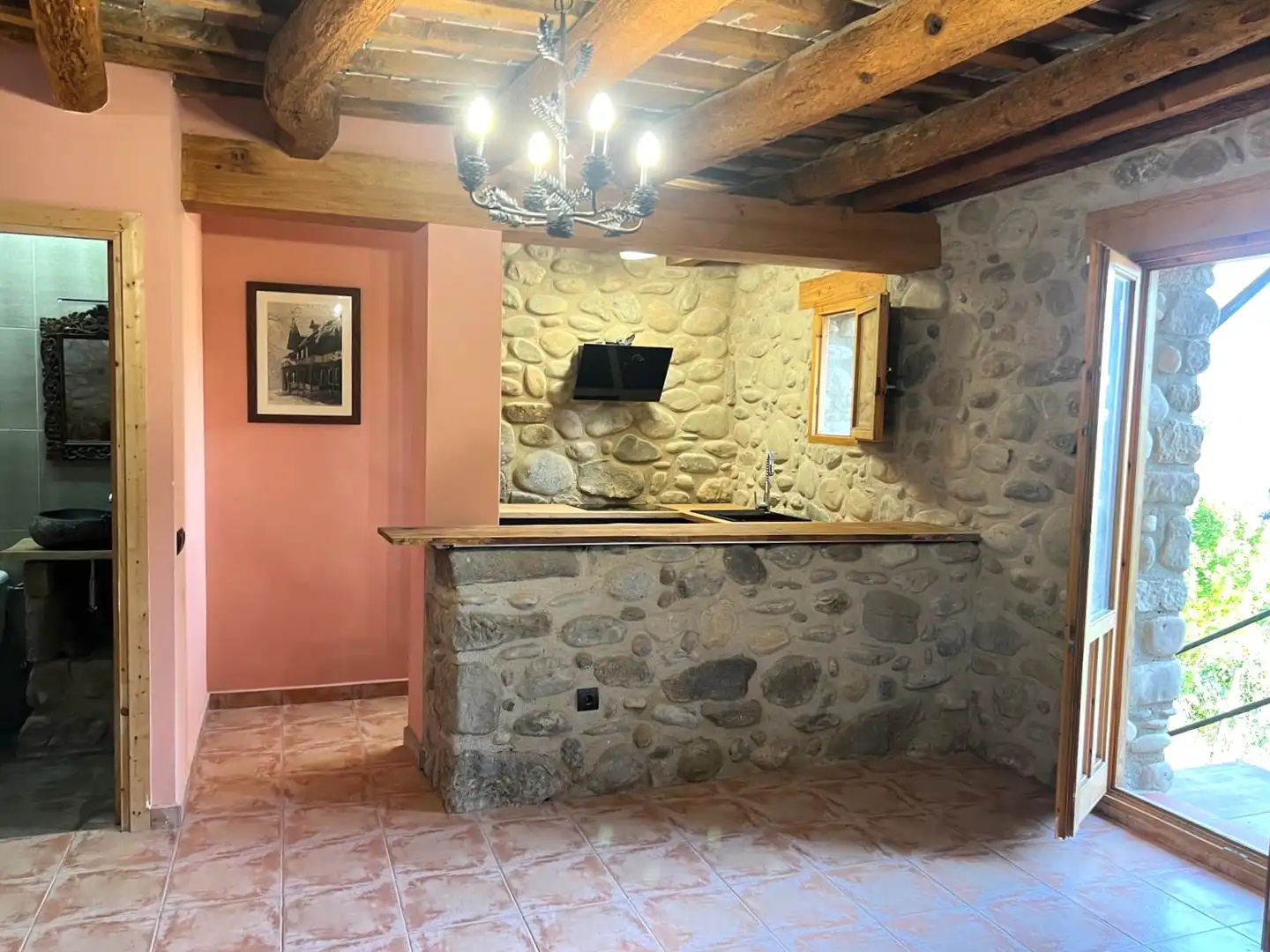 Cocina de Planta baja en venta en Gironella con Calefacción y Jardín privado