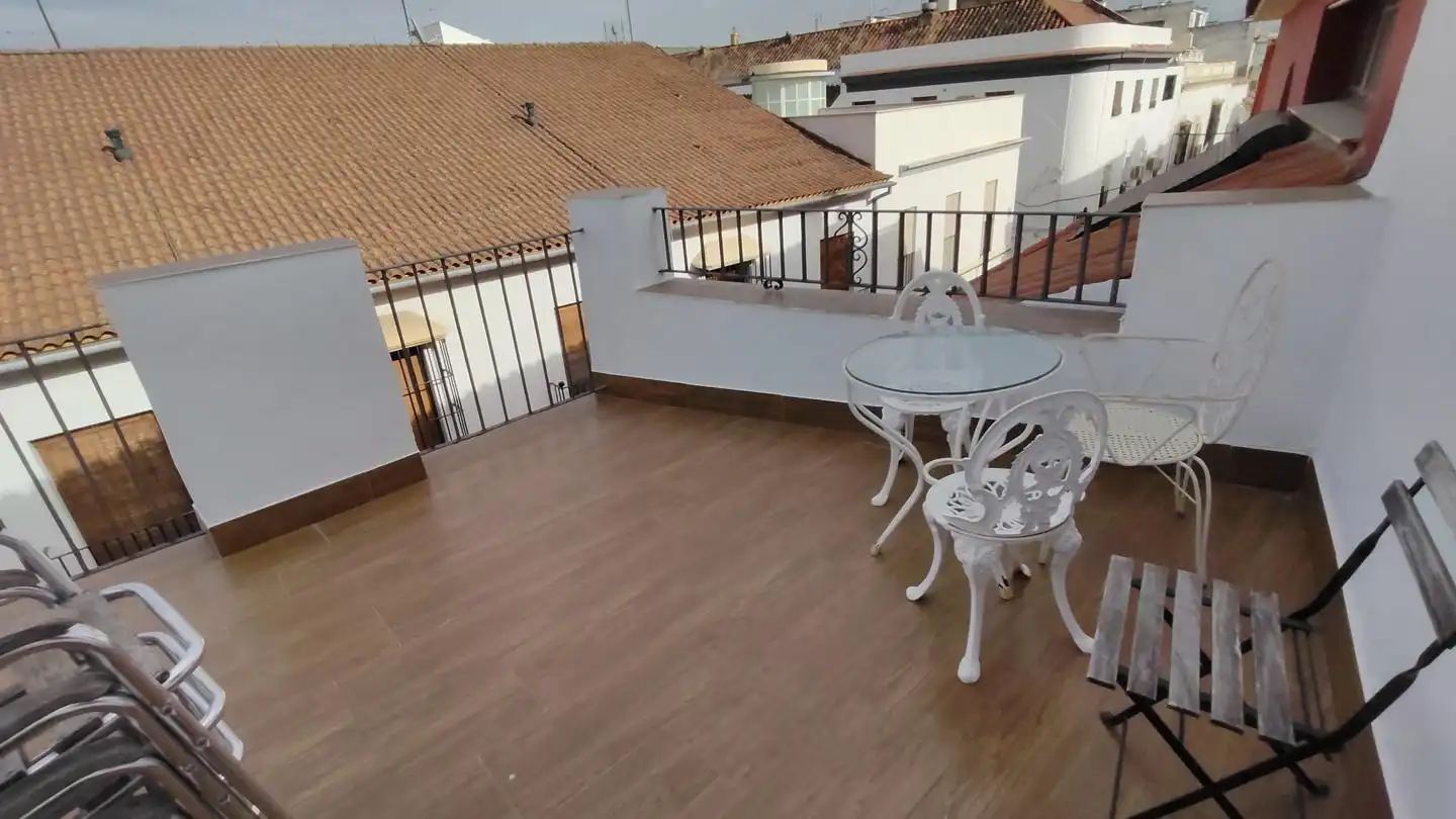 Terrasse von Dachboden zur Miete in Córdoba mit Klimaanlage, Terrasse und Möbliert