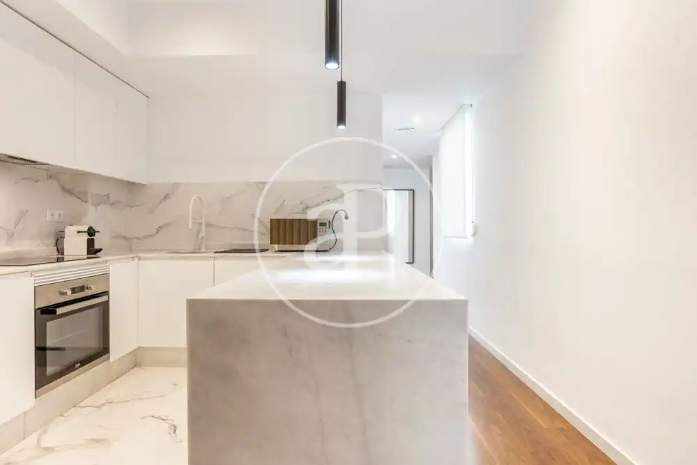 Cocina de Piso de alquiler en Valencia con Aire acondicionado, Calefacción y Amueblado