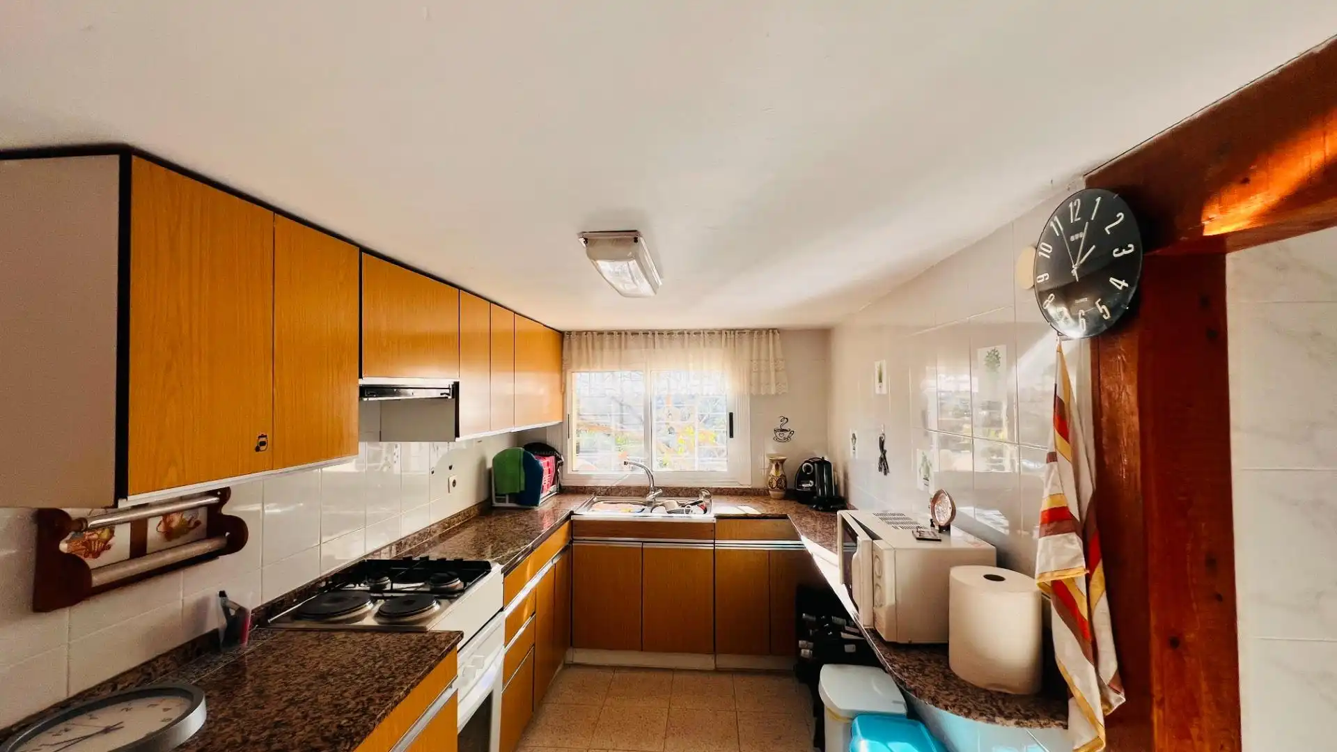 Cocina de Finca rústica en venta en Pratdip con Aire acondicionado, Jardín privado y Terraza