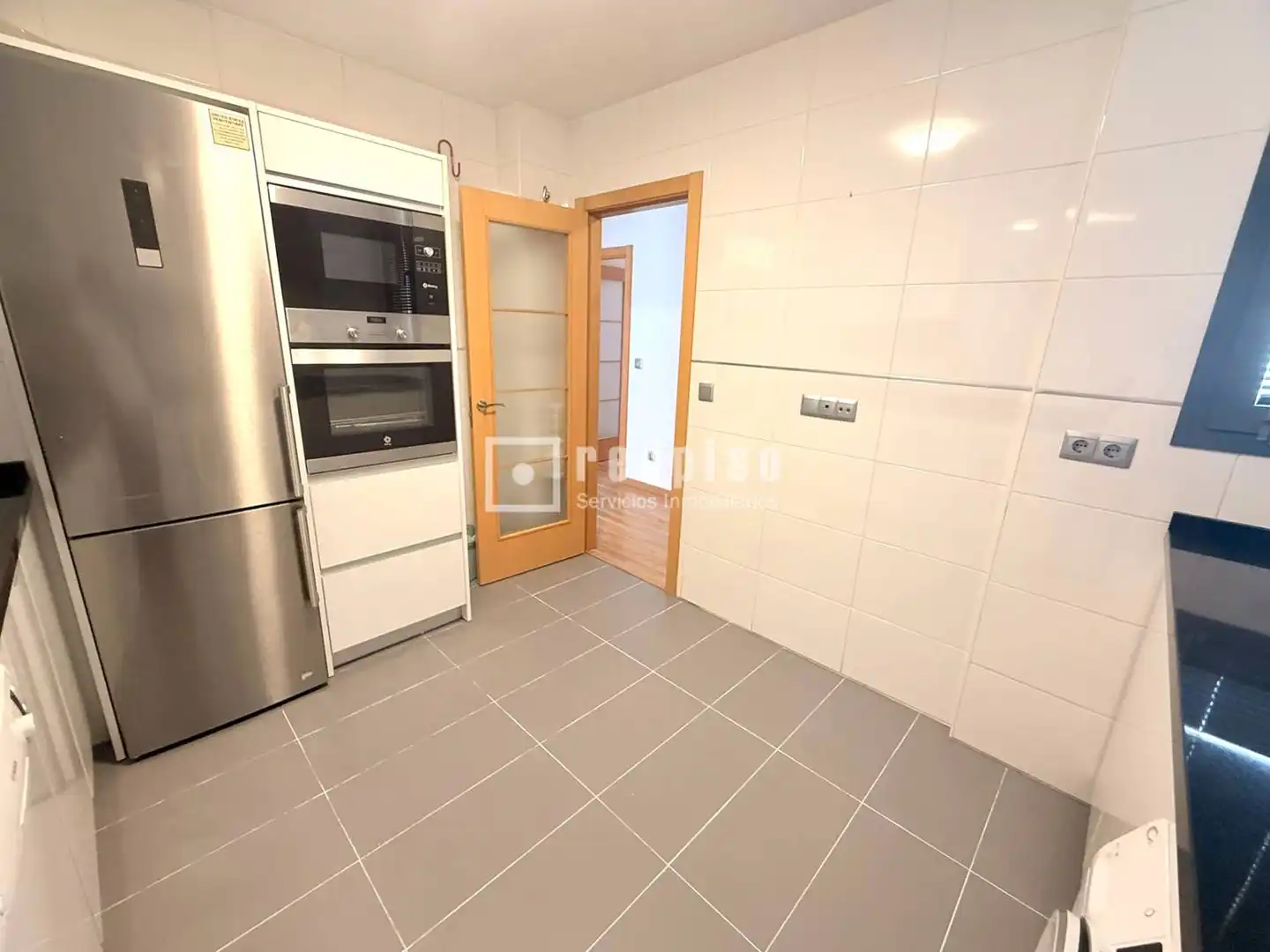 Cocina de Piso de alquiler en Málaga con Aire acondicionado, Calefacción y Terraza