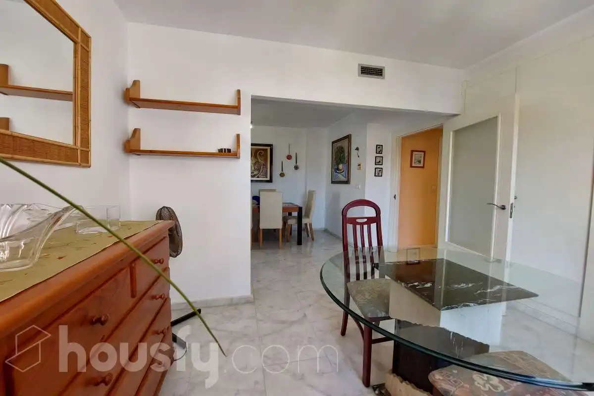 Menjador de Pis en venda en Villajoyosa / La Vila Joiosa amb Aire condicionat, Jardí privat i Terrassa