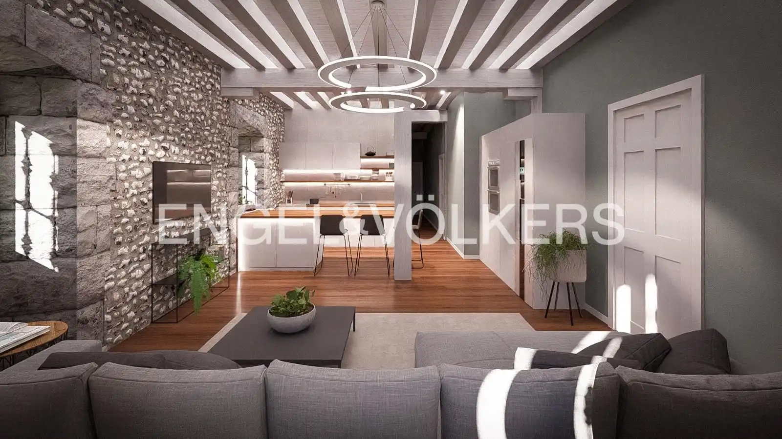 Living room of Flat for sale in Gorliz  with Heating, Private garden and Swimming Pool