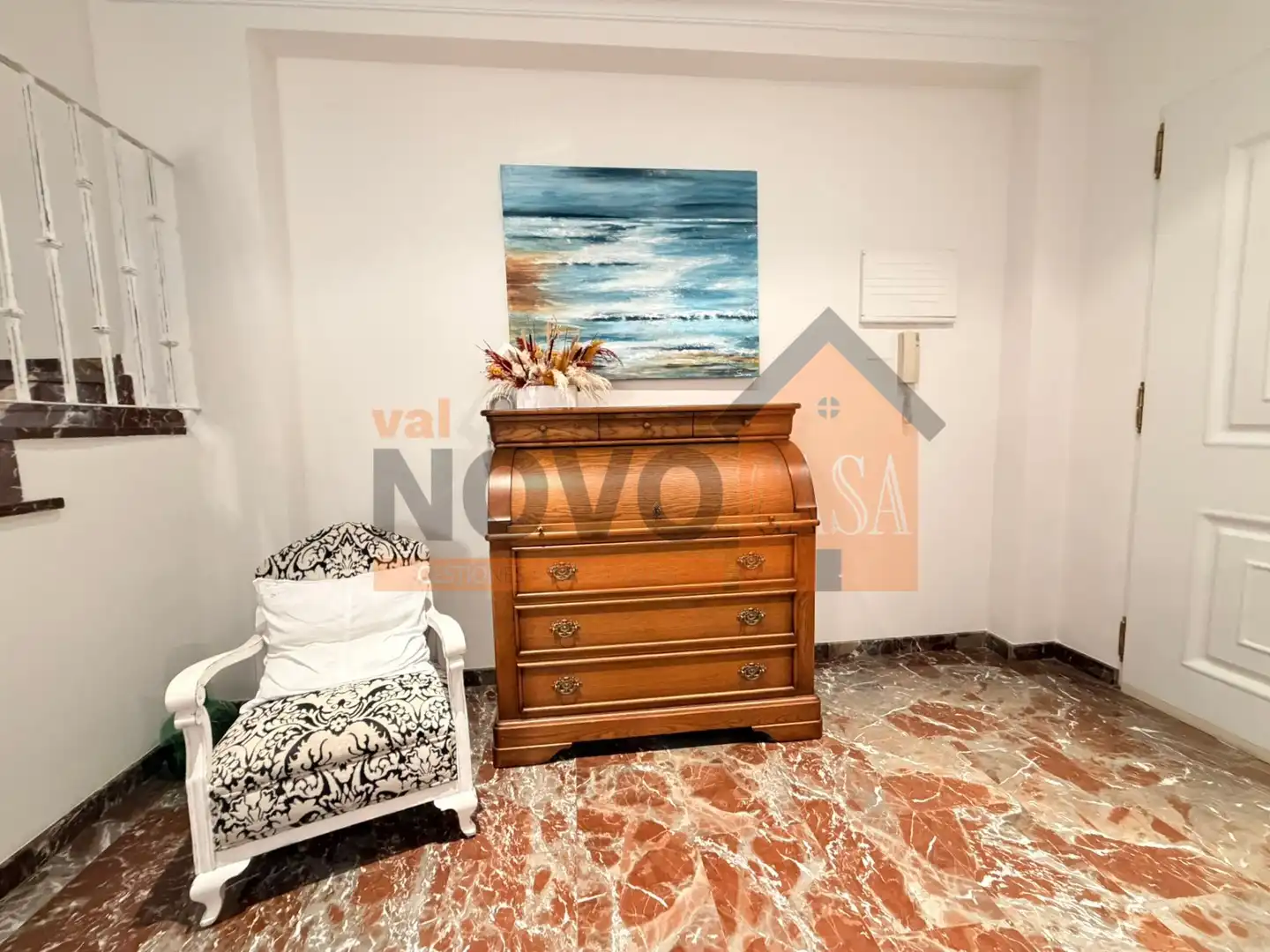 Sala d'estar de Casa adosada de lloguer en Alcàsser amb Aire condicionat, Traster i Moblat