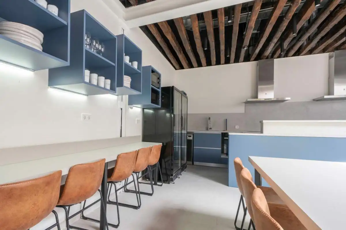 Kitchen of Houses for share in Madrid  with Heating, Furnished and Oven