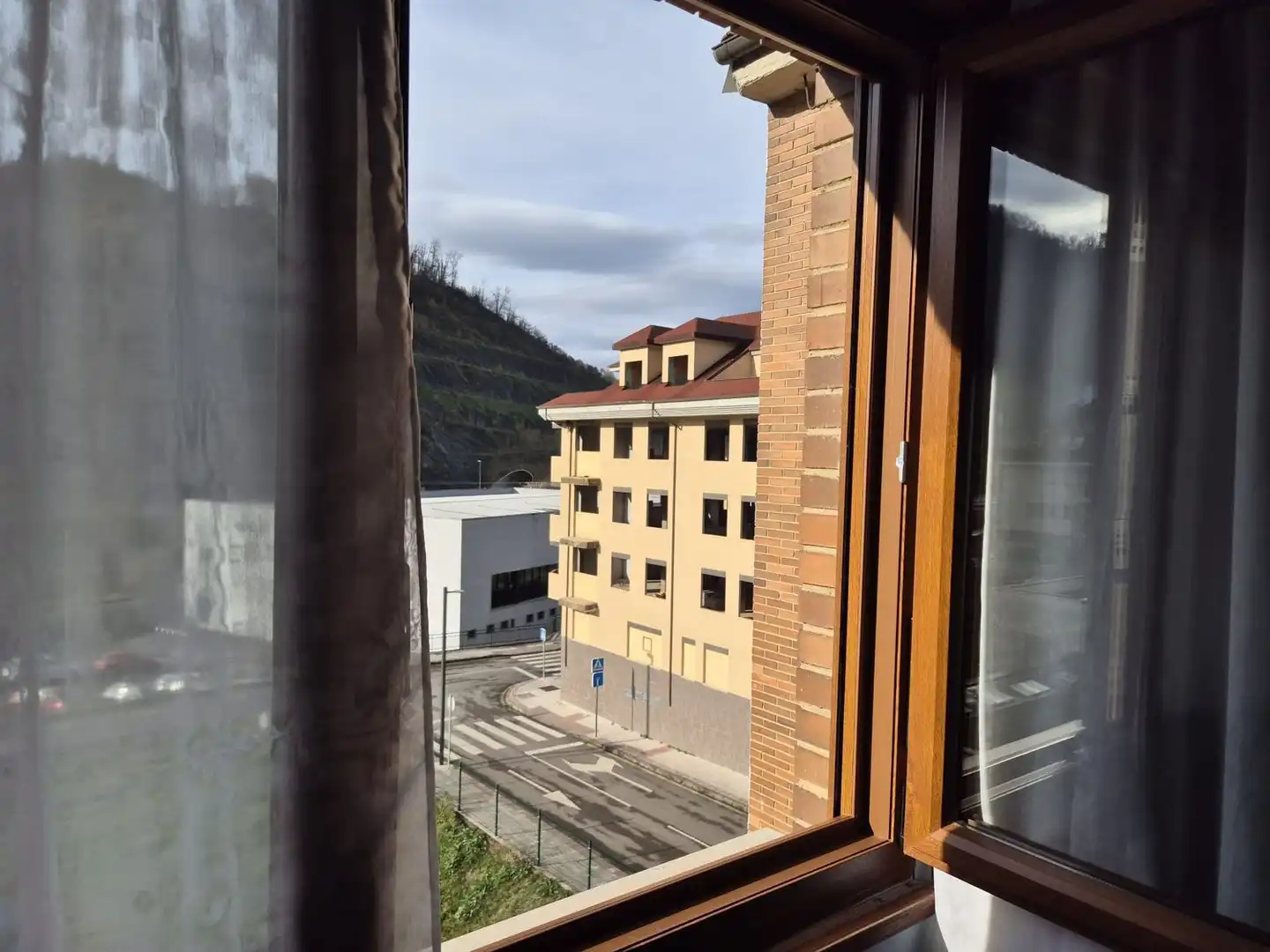 Exterior view of Flat for sale in Aller  with Terrace, Storage room and Swimming Pool