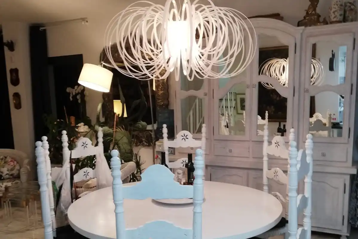 Esszimmer von Maisonette zur Miete in Estepona mit Klimaanlage, Terrasse und Schwimmbad