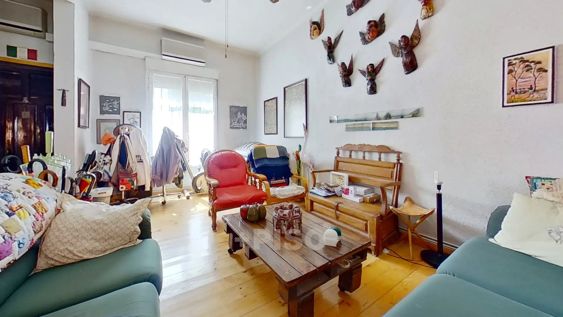 Living room of Houses for sale in Madrid  with Air Conditioner, Heating and Furnished