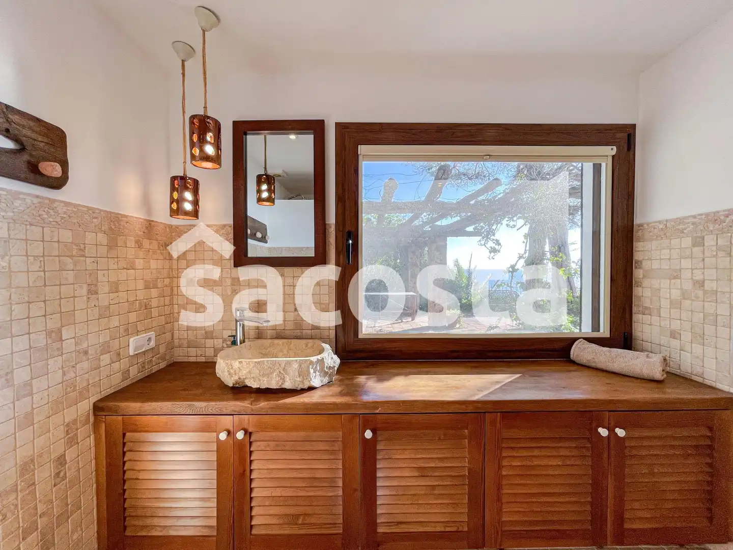 Baño de Casa o chalet en venta en Lloret de Mar con Aire acondicionado, Calefacción y Jardín privado
