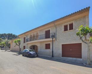 Exterior view of House or chalet for sale in Mancor de la Vall  with Air Conditioner, Heating and Private garden