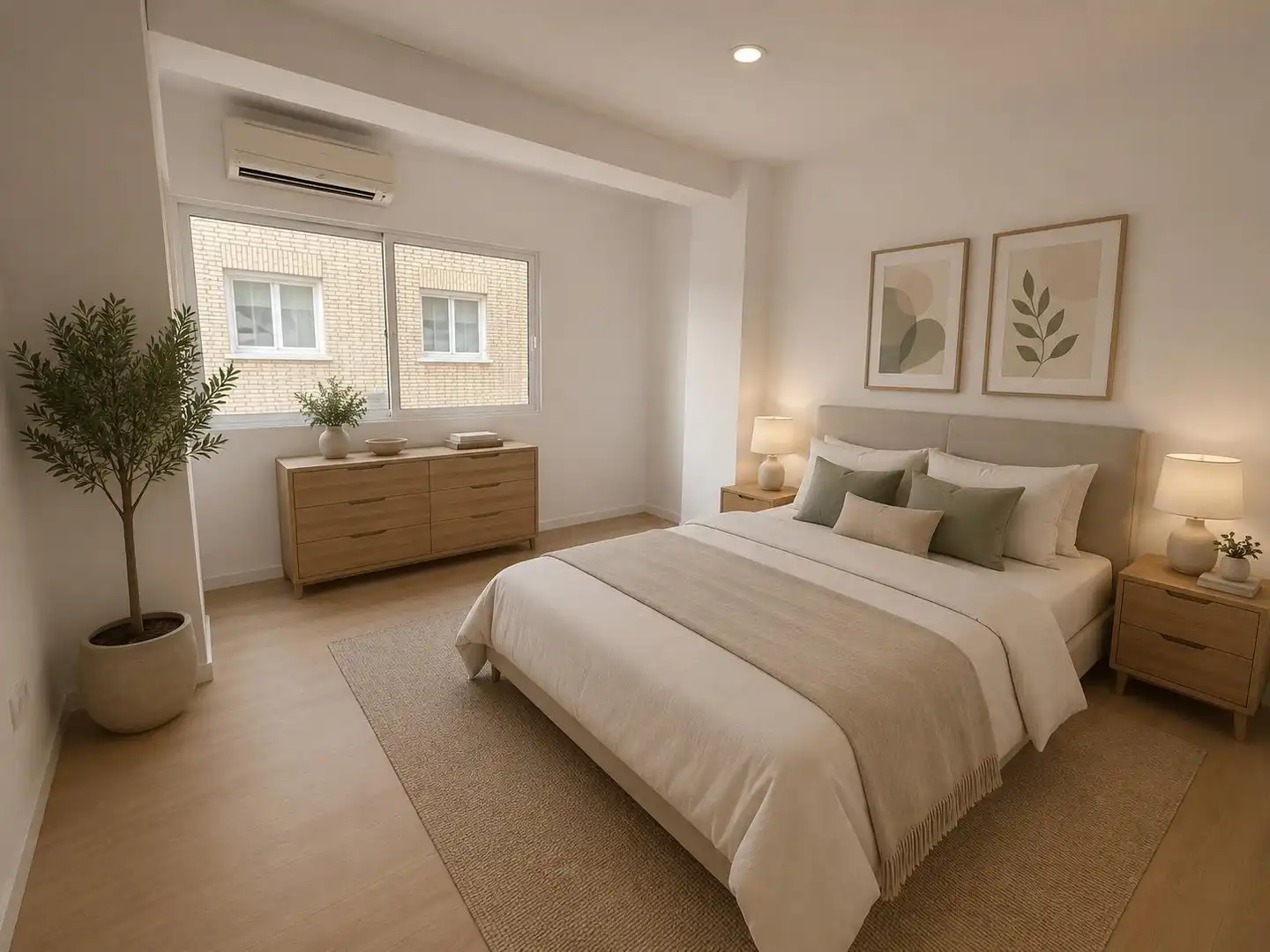 Bedroom of Flat for sale in Murcia  with Air Conditioner