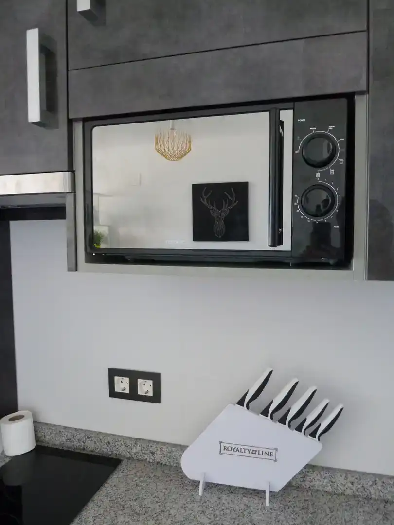 Küche von Wohnung zur Miete in Rincón de la Victoria mit Klimaanlage und Schwimmbad