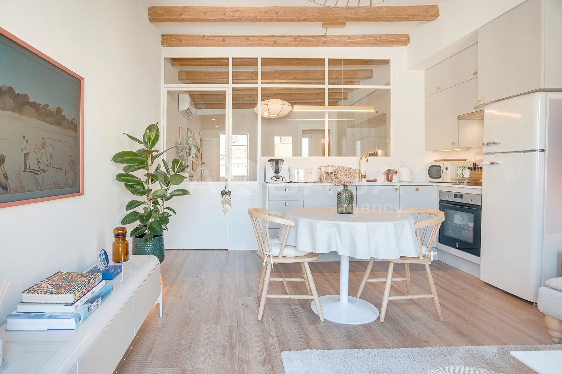Kitchen of Flat for sale in  Barcelona Capital  with Balcony