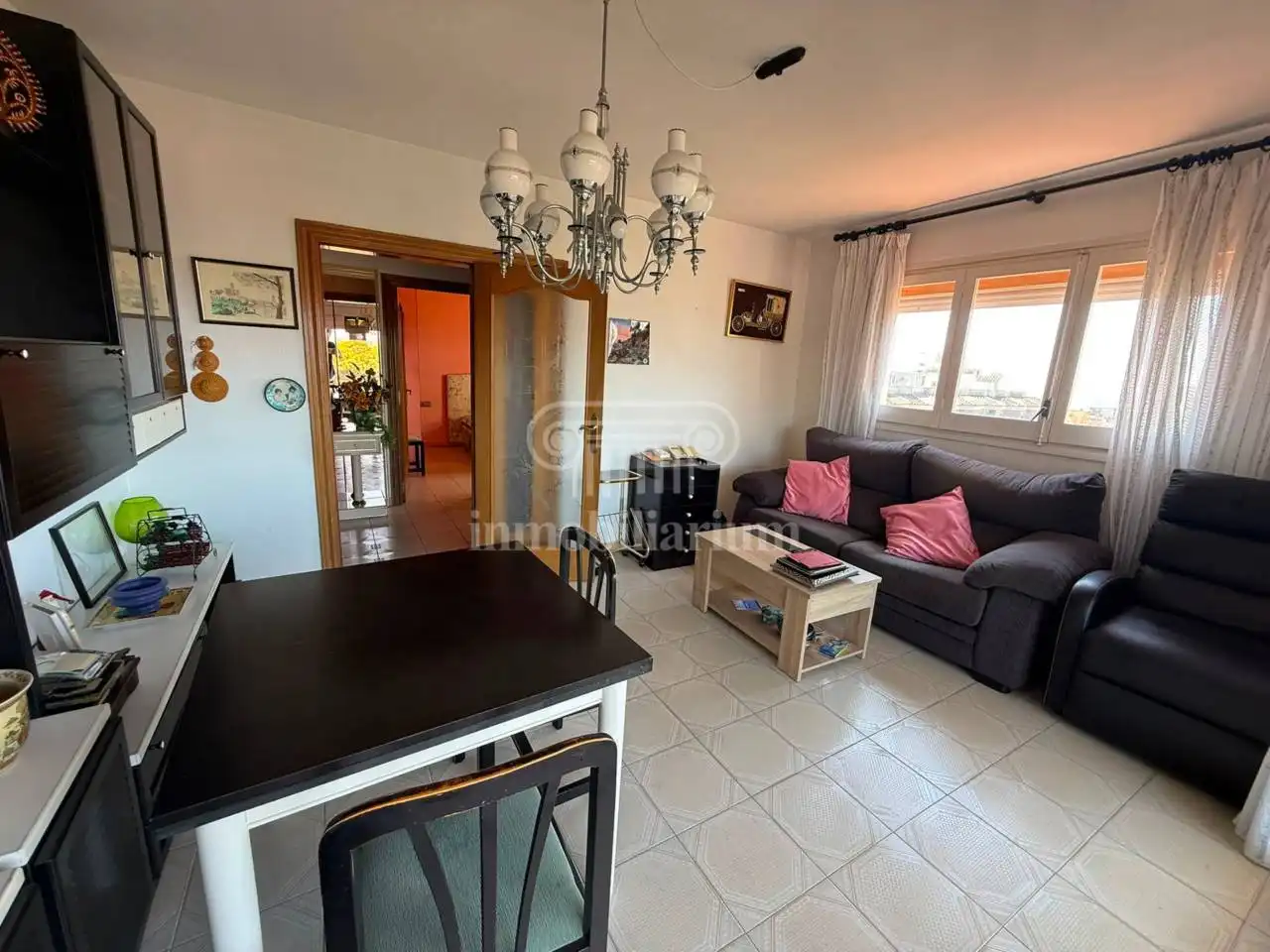 Living room of Flat for sale in Lloret de Mar  with Terrace, Furnished and Community pool