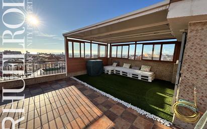 Terrace of Single-family semi-detached for sale in Mataró  with Heating, Terrace and Storage room