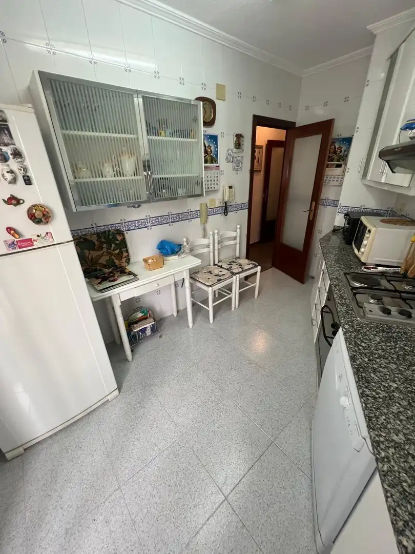 Kitchen of Flat for sale in Murcia  with Storage room, Furnished and Balcony
